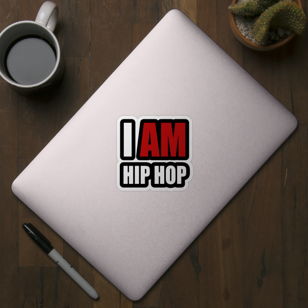 "I AM HIP HOP" RED LETTER by DodgertonSkillhause